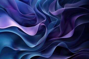 Abstract wave purple blue color gradient background