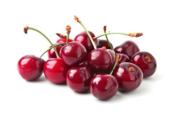 cherry, sweet cherry Isolated on white background