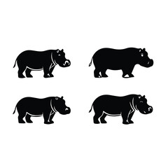 rhino download vector silhouette design logos
