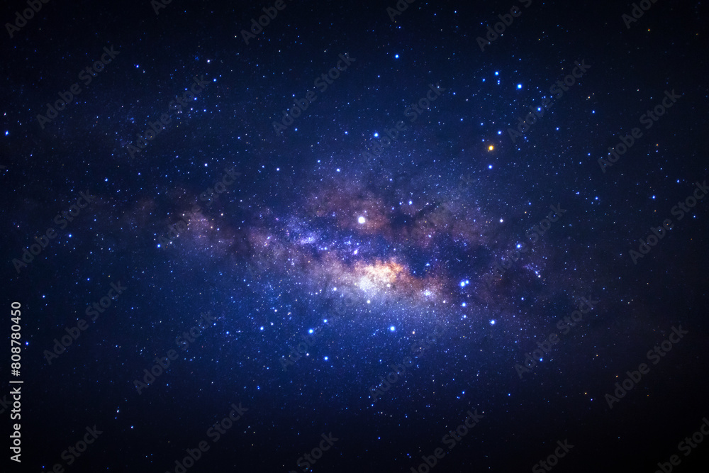 Wall mural milky way galaxy with stars and space dust in the universe