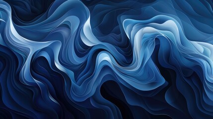 Obraz premium Dark velvet blue gradient background