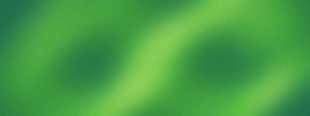 Obraz premium Dark green blue glowing grainy gradient background noise texture backdrop webpage header banner design.
