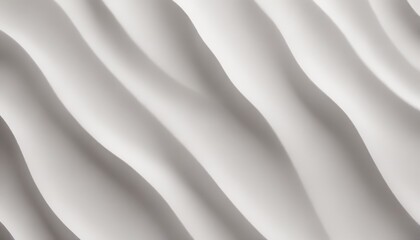 white seamless pattern waves light and shadow. Wall decorative panel