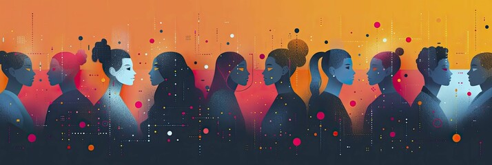 Flat Color Geometric Business Unity Concept for Workshop Promotions and Social Posts