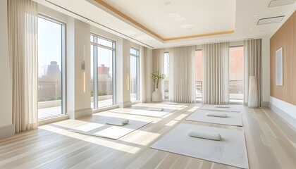 Bright and Airy Yoga Studio