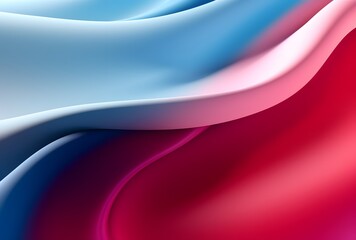 an abstract 3D image of digital waves in shades of Pink, Blue and purple - wave illustration.
