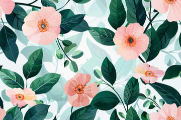 seamless floral background