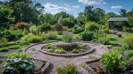 Healing Gardens Medicinal Plants, Herb Gardens, and Therapeutic Horticulture. Cultivating Health and Wellness in Nature's Sanctuary!