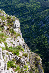 karst  rocky ridge perfect for climbing