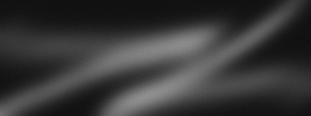 Monochrome grainy background black white gray noisy texture minimal grunge banner header poster cover backdrop design.