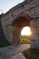 Arch with sunset view