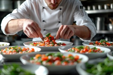 fine dining dish on plate professional advertising food photography