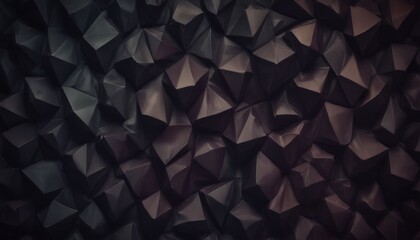 Dark abstract polygonal background