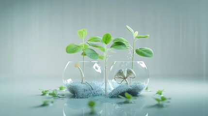 Genetically modified plants and DNA from biological scientists. The idea is to study plants and the environment for breeding on Mars.