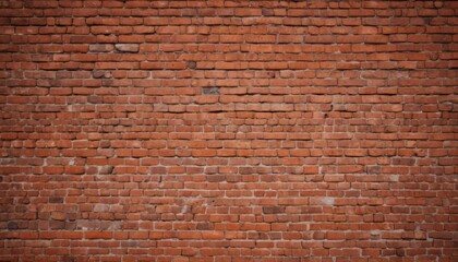 Obraz premium Old red brick wall damaged background