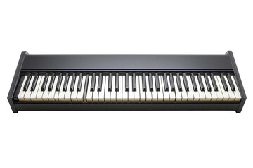 Black Piano With White Keys
