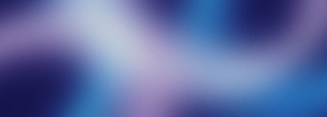 Blurred neon glow black, blue, pink and purple colors flow gradient background. Wide banner modern technology design.