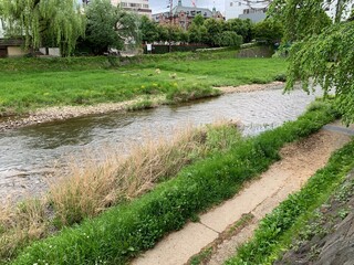 岩手の中津川流域の景色