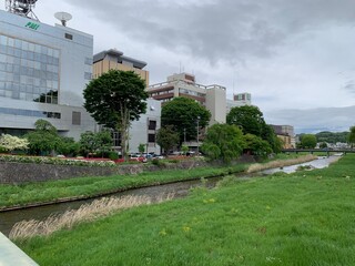 岩手の中津川流域の景色