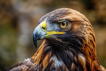 Fototapeta premium Majestic Golden Eagle Gazing