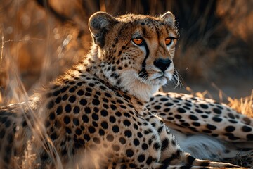 Cheetah Laying Down
