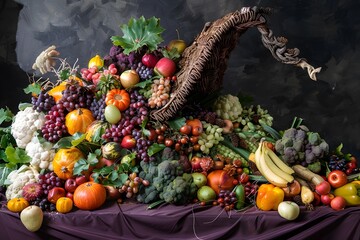 still life with fruits