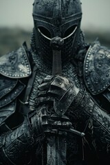 Fototapeta premium A knight in armor
