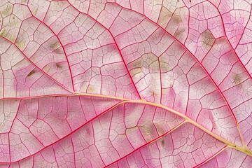 Fototapeta premium Generative ai on theme of beautiful texture leaf from tree for design natural abstract background