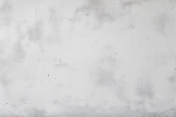 White cement concrete grunge textured floor background. Light gray wall with cracks. Old vintage wide backdrop for design banner