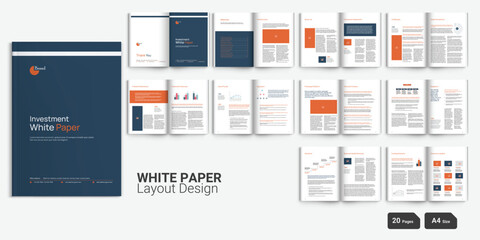White Paper Layout Creative White Paper Layout Whitepaper Design