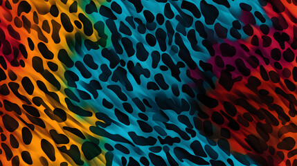 cheetah print spectral design pattern abstract graphic poster background