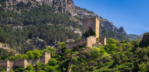 Castillo de la Yedra - castle of the Four Corners- Cazorla town, Natural Park of the Sierras de...