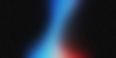 Black blue red spot light , texture color gradient rough abstract background , shine bright light and glow template empty space grainy noise grungy