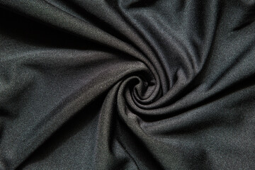 texture of black fabric background	