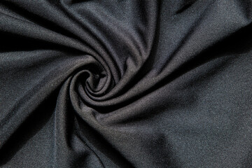 texture of black fabric background	