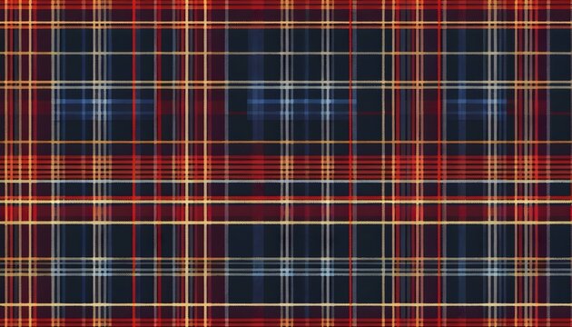 Tartan patterns with crisscrossed lines and inters upscaled 12