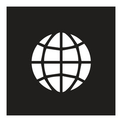 Internet, go to wab, globe icon vector symbol illustration