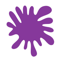 violet paint blot 