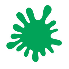 Obraz premium green paint blot 