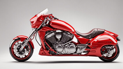 red motorbike