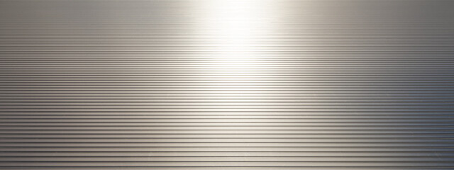 Concept or conceptual metal background of aluminium siding floor as a modern pattern layout. A 3d illustration metaphor for construction, architecture, urban and interior design