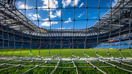Fototapeta premium The Sky Shines Over the Field Today