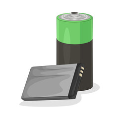 Illustration of battery 