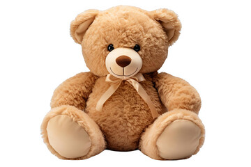 This cute and cuddly teddy bear is made with soft, high-quality plush fabric and is perfect for snuggling.