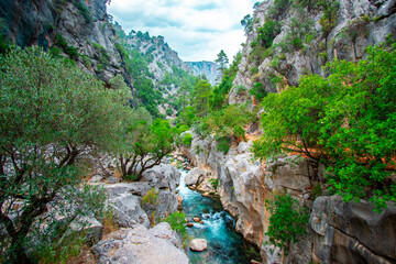 Yazili Canyon Nature Park has lakes and green landscapes, sparkling flowing waters, and a rich...