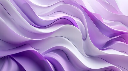 In this elegant illustration, waves of soft purple and pink silk cascade gracefully, creating a luxurious texture that exudes opulence and sophistication.