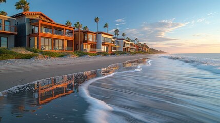 luxury beach resort located on the coast of california