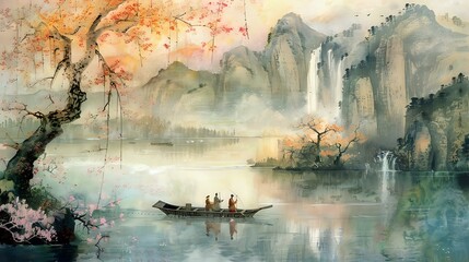 Traditional Chinese Art: Ancient Paintings Reflecting China's Timeless Cultural Legacy