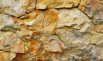 Sandstone surface ancient historic warm tones, Generative AI