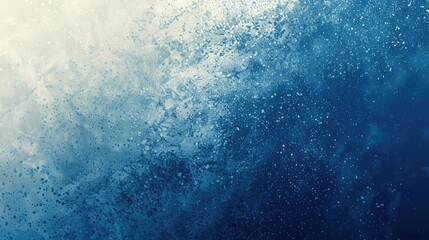 Obraz premium A blue and white background with a splash of white. The blue and white color scheme gives a sense of calmness and serenity